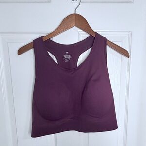 Knix Bralette Lace Pullover XXXXL Wireless Seamless RacerBack Purple Comfortable